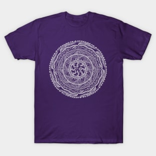 Salish Sea Mandala -dark background T-Shirt